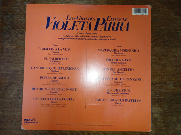 Violeta Parra - Los Grandes Exitos De Violeta Parra - Vinilo - Imagen 5