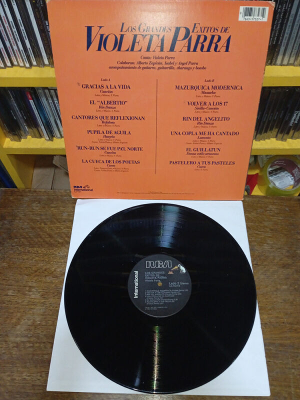 Violeta Parra - Los Grandes Exitos De Violeta Parra - Vinilo - Imagen 2
