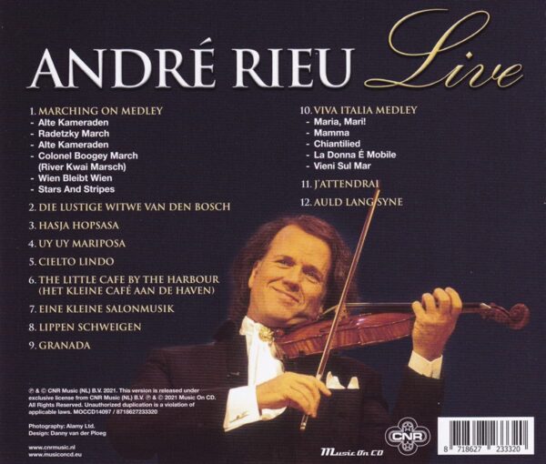 Andre Rieu - Live - Cd - Imagen 2