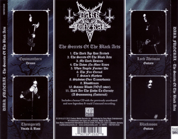 Dark Funeral - The Secrets Of The Black Arts - 2CD - Imagen 2