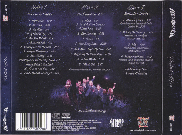 Helloween - United Alive - 3CD - Imagen 2